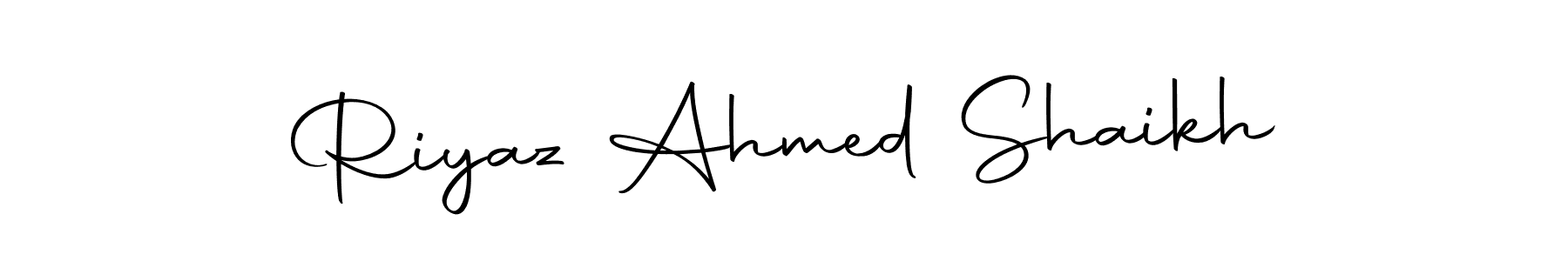Also we have Riyaz Ahmed Shaikh name is the best signature style. Create professional handwritten signature collection using Autography-DOLnW autograph style. Riyaz Ahmed Shaikh signature style 10 images and pictures png
