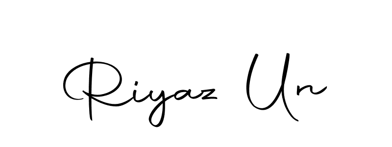 Design your own signature with our free online signature maker. With this signature software, you can create a handwritten (Autography-DOLnW) signature for name Riyaz Un. Riyaz Un signature style 10 images and pictures png