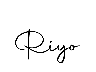 Create a beautiful signature design for name Riyo. With this signature (Autography-DOLnW) fonts, you can make a handwritten signature for free. Riyo signature style 10 images and pictures png