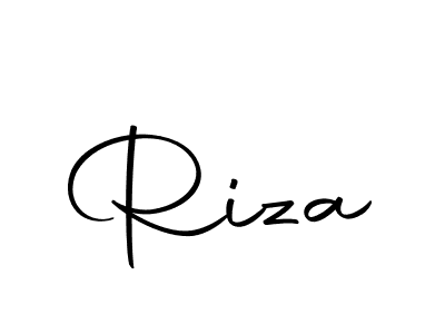 Riza stylish signature style. Best Handwritten Sign (Autography-DOLnW) for my name. Handwritten Signature Collection Ideas for my name Riza. Riza signature style 10 images and pictures png