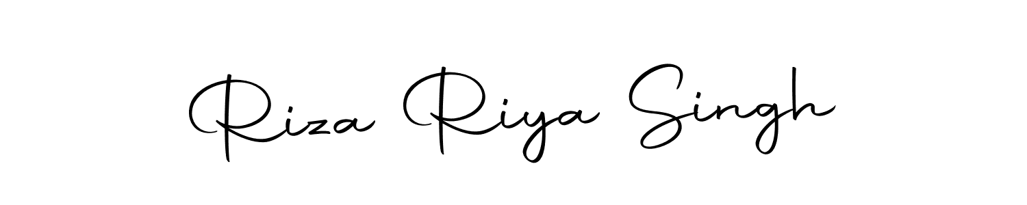 How to make Riza Riya Singh signature? Autography-DOLnW is a professional autograph style. Create handwritten signature for Riza Riya Singh name. Riza Riya Singh signature style 10 images and pictures png