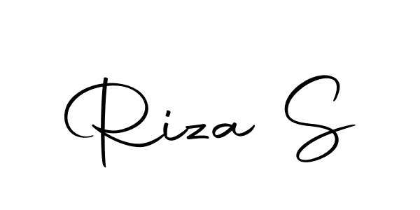 The best way (Autography-DOLnW) to make a short signature is to pick only two or three words in your name. The name Riza S include a total of six letters. For converting this name. Riza S signature style 10 images and pictures png