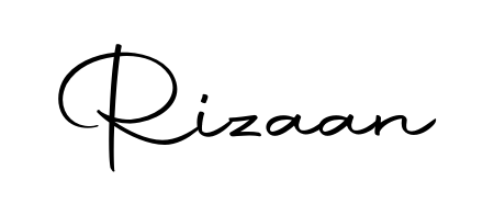 Looking for an artistic signature for Rizaan? The Autography-DOLnW calligraphy style gives a sophisticated flow suitable for business cards and emails. Rizaan signature style 10 images and pictures png