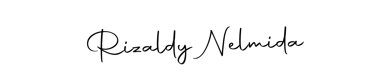 The best way (Autography-DOLnW) to make a short signature is to pick only two or three words in your name. The name Rizaldy Nelmida include a total of six letters. For converting this name. Rizaldy Nelmida signature style 10 images and pictures png