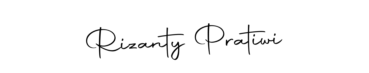 if you are searching for the best signature style for your name Rizanty Pratiwi. so please give up your signature search. here we have designed multiple signature styles  using Autography-DOLnW. Rizanty Pratiwi signature style 10 images and pictures png