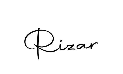 Make a beautiful signature design for name Rizar. With this signature (Autography-DOLnW) style, you can create a handwritten signature for free. Rizar signature style 10 images and pictures png