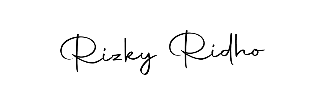 The best way (Autography-DOLnW) to make a short signature is to pick only two or three words in your name. The name Rizky Ridho include a total of six letters. For converting this name. Rizky Ridho signature style 10 images and pictures png