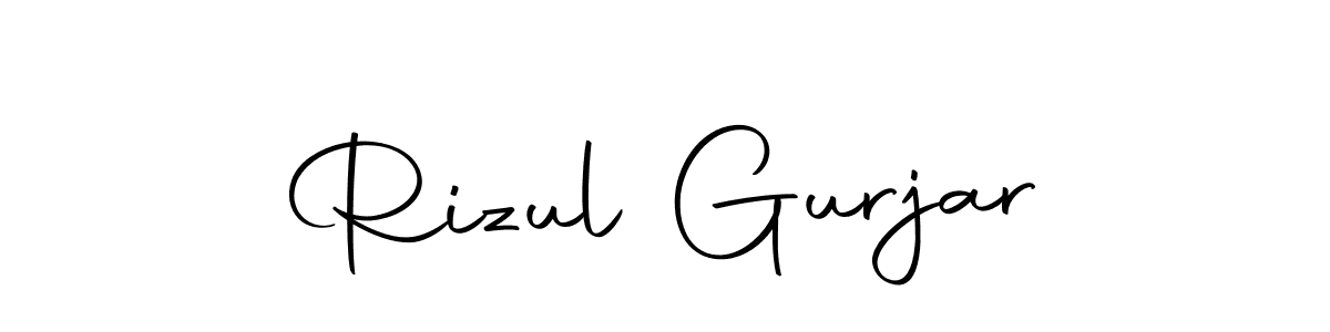 It looks lik you need a new signature style for name Rizul Gurjar. Design unique handwritten (Autography-DOLnW) signature with our free signature maker in just a few clicks. Rizul Gurjar signature style 10 images and pictures png