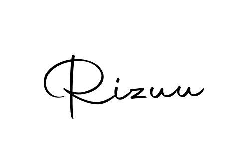 Use a signature maker to create a handwritten signature online. With this signature software, you can design (Autography-DOLnW) your own signature for name Rizuu. Rizuu signature style 10 images and pictures png