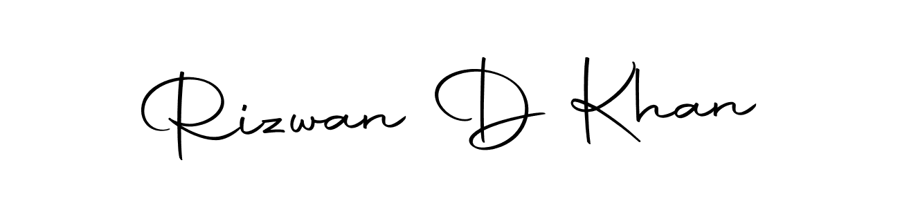 Design your own signature with our free online signature maker. With this signature software, you can create a handwritten (Autography-DOLnW) signature for name Rizwan D Khan. Rizwan D Khan signature style 10 images and pictures png