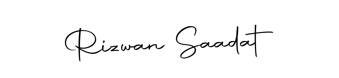 You should practise on your own different ways (Autography-DOLnW) to write your name (Rizwan Saadat) in signature. don't let someone else do it for you. Rizwan Saadat signature style 10 images and pictures png