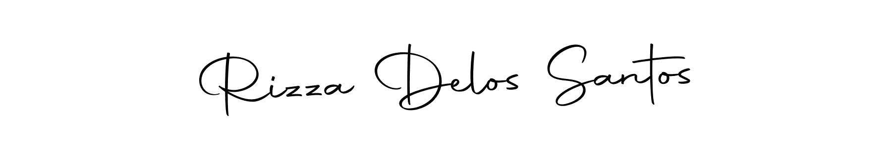 Make a beautiful signature design for name Rizza Delos Santos. Use this online signature maker to create a handwritten signature for free. Rizza Delos Santos signature style 10 images and pictures png