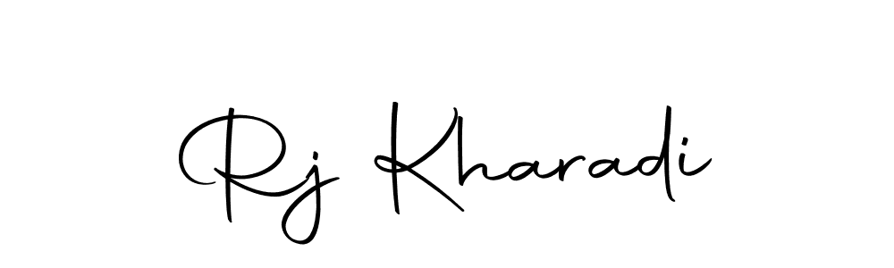 Use a signature maker to create a handwritten signature online. With this signature software, you can design (Autography-DOLnW) your own signature for name Rj Kharadi. Rj Kharadi signature style 10 images and pictures png