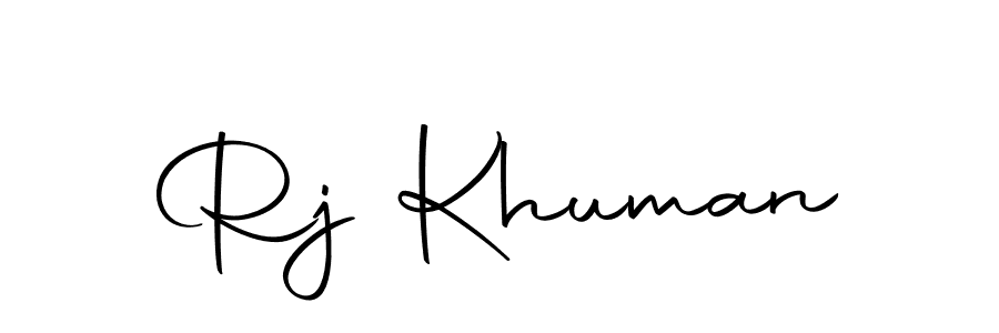Also we have Rj Khuman name is the best signature style. Create professional handwritten signature collection using Autography-DOLnW autograph style. Rj Khuman signature style 10 images and pictures png