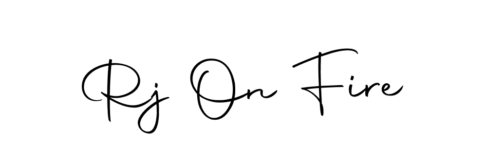 Create a beautiful signature design for name Rj On Fire. With this signature (Autography-DOLnW) fonts, you can make a handwritten signature for free. Rj On Fire signature style 10 images and pictures png