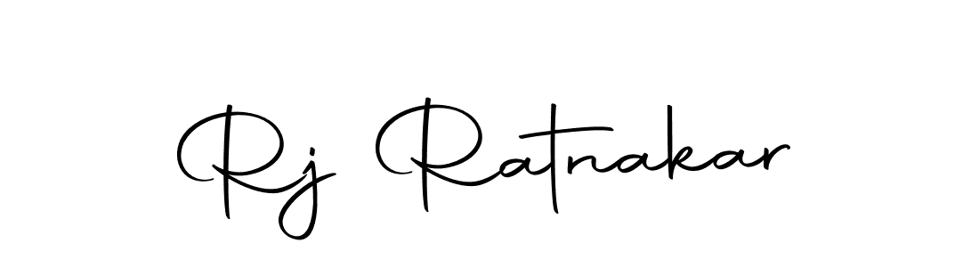 Create a beautiful signature design for name Rj Ratnakar. With this signature (Autography-DOLnW) fonts, you can make a handwritten signature for free. Rj Ratnakar signature style 10 images and pictures png