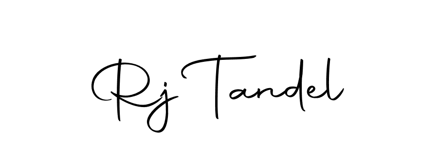 Design your own signature with our free online signature maker. With this signature software, you can create a handwritten (Autography-DOLnW) signature for name Rj Tandel. Rj Tandel signature style 10 images and pictures png