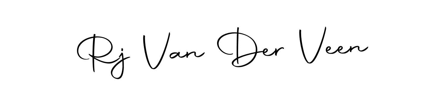 How to make Rj Van Der Veen name signature. Use Autography-DOLnW style for creating short signs online. This is the latest handwritten sign. Rj Van Der Veen signature style 10 images and pictures png