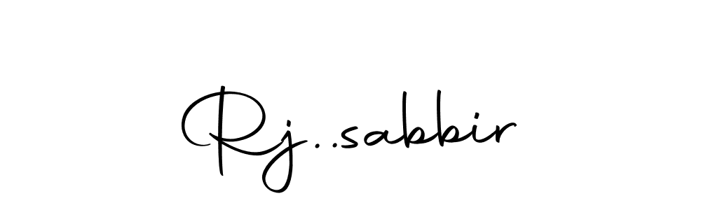 Make a beautiful signature design for name Rj..sabbir. With this signature (Autography-DOLnW) style, you can create a handwritten signature for free. Rj..sabbir signature style 10 images and pictures png