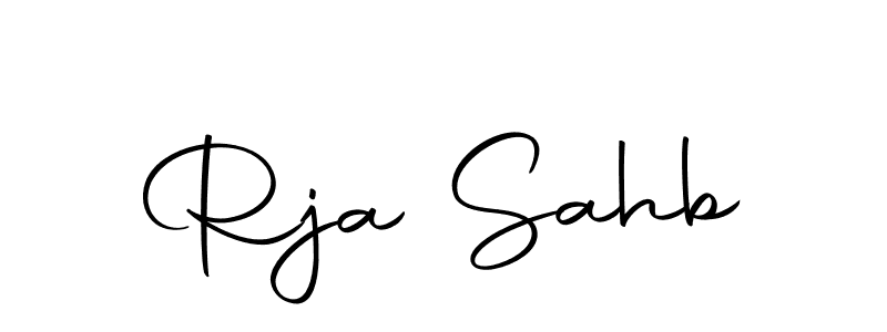 Make a beautiful signature design for name Rja Sahb. Use this online signature maker to create a handwritten signature for free. Rja Sahb signature style 10 images and pictures png