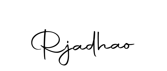 The best way (Autography-DOLnW) to make a short signature is to pick only two or three words in your name. The name Rjadhao include a total of six letters. For converting this name. Rjadhao signature style 10 images and pictures png