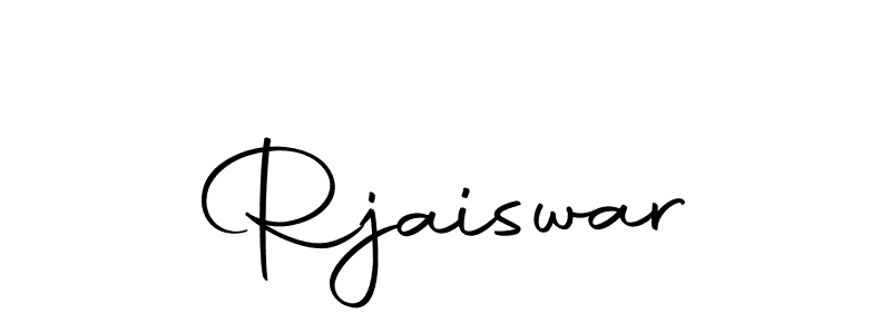 You should practise on your own different ways (Autography-DOLnW) to write your name (Rjaiswar) in signature. don't let someone else do it for you. Rjaiswar signature style 10 images and pictures png