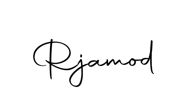 Create a beautiful signature design for name Rjamod. With this signature (Autography-DOLnW) fonts, you can make a handwritten signature for free. Rjamod signature style 10 images and pictures png