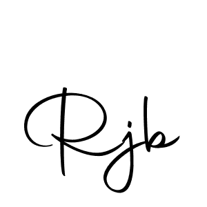 Create a beautiful signature design for name Rjb. With this signature (Autography-DOLnW) fonts, you can make a handwritten signature for free. Rjb signature style 10 images and pictures png