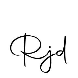 How to make Rjd signature? Autography-DOLnW is a professional autograph style. Create handwritten signature for Rjd name. Rjd signature style 10 images and pictures png