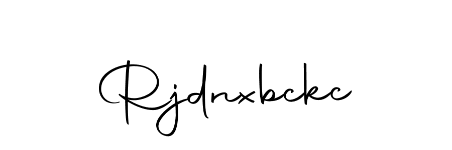 Design your own signature with our free online signature maker. With this signature software, you can create a handwritten (Autography-DOLnW) signature for name Rjdnxbckc. Rjdnxbckc signature style 10 images and pictures png