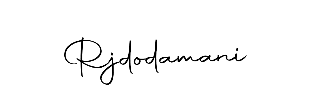 Create a beautiful signature design for name Rjdodamani. With this signature (Autography-DOLnW) fonts, you can make a handwritten signature for free. Rjdodamani signature style 10 images and pictures png