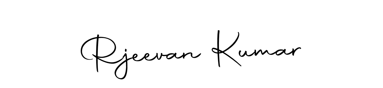 Design your own signature with our free online signature maker. With this signature software, you can create a handwritten (Autography-DOLnW) signature for name Rjeevan Kumar. Rjeevan Kumar signature style 10 images and pictures png