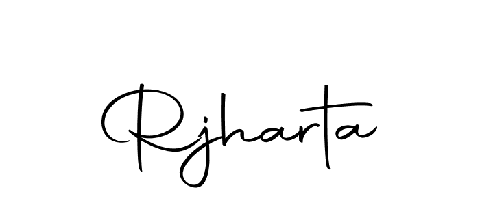 How to make Rjharta name signature. Use Autography-DOLnW style for creating short signs online. This is the latest handwritten sign. Rjharta signature style 10 images and pictures png