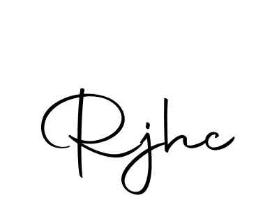 Create a beautiful signature design for name Rjhc. With this signature (Autography-DOLnW) fonts, you can make a handwritten signature for free. Rjhc signature style 10 images and pictures png