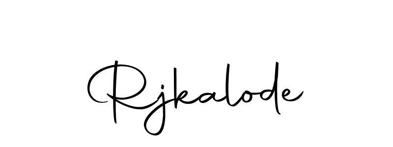 Rjkalode stylish signature style. Best Handwritten Sign (Autography-DOLnW) for my name. Handwritten Signature Collection Ideas for my name Rjkalode. Rjkalode signature style 10 images and pictures png