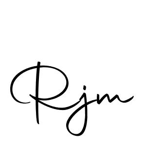 Also we have Rjm name is the best signature style. Create professional handwritten signature collection using Autography-DOLnW autograph style. Rjm signature style 10 images and pictures png