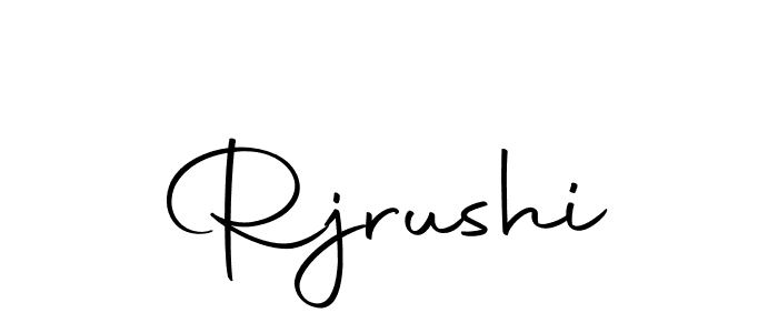 You should practise on your own different ways (Autography-DOLnW) to write your name (Rjrushi) in signature. don't let someone else do it for you. Rjrushi signature style 10 images and pictures png