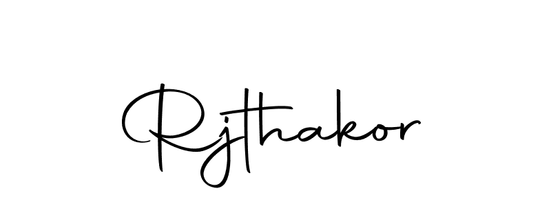 Make a beautiful signature design for name Rjthakor. With this signature (Autography-DOLnW) style, you can create a handwritten signature for free. Rjthakor signature style 10 images and pictures png