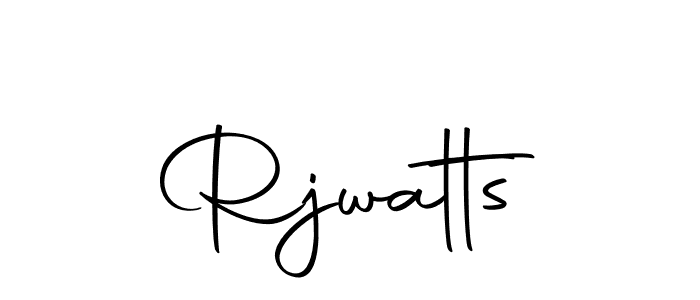 This is the best signature style for the Rjwatts name. Also you like these signature font (Autography-DOLnW). Mix name signature. Rjwatts signature style 10 images and pictures png