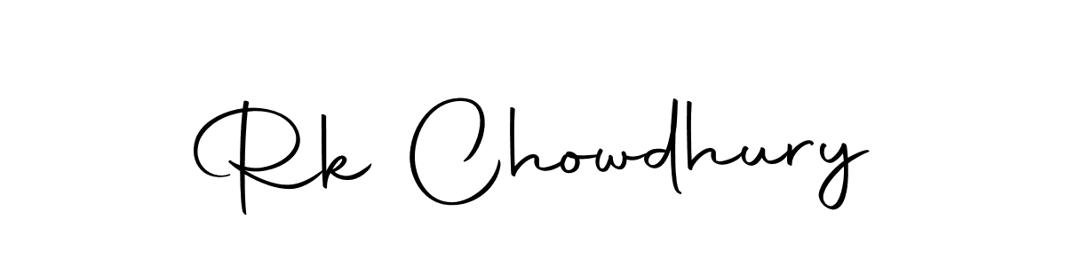 Design your own signature with our free online signature maker. With this signature software, you can create a handwritten (Autography-DOLnW) signature for name Rk Chowdhury. Rk Chowdhury signature style 10 images and pictures png