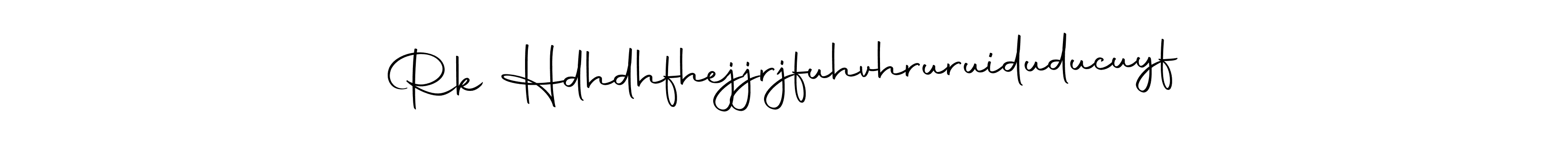 Autography-DOLnW is a professional signature style that is perfect for those who want to add a touch of class to their signature. It is also a great choice for those who want to make their signature more unique. Get Rk Hdhdhfhejjrjfuhvhruruiduducuyf name to fancy signature for free. Rk Hdhdhfhejjrjfuhvhruruiduducuyf signature style 10 images and pictures png