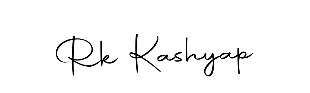 Rk Kashyap stylish signature style. Best Handwritten Sign (Autography-DOLnW) for my name. Handwritten Signature Collection Ideas for my name Rk Kashyap. Rk Kashyap signature style 10 images and pictures png