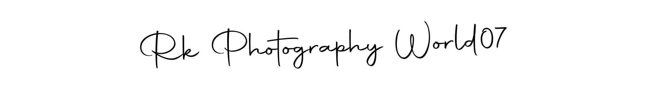 Use a signature maker to create a handwritten signature online. With this signature software, you can design (Autography-DOLnW) your own signature for name Rk Photography World07. Rk Photography World07 signature style 10 images and pictures png