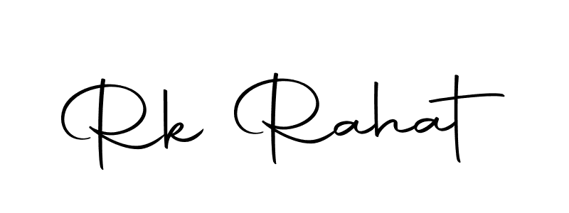 Make a beautiful signature design for name Rk Rahat. Use this online signature maker to create a handwritten signature for free. Rk Rahat signature style 10 images and pictures png