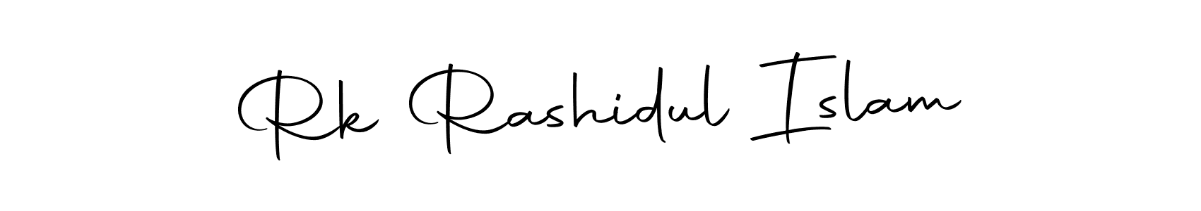 Design your own signature with our free online signature maker. With this signature software, you can create a handwritten (Autography-DOLnW) signature for name Rk Rashidul Islam. Rk Rashidul Islam signature style 10 images and pictures png