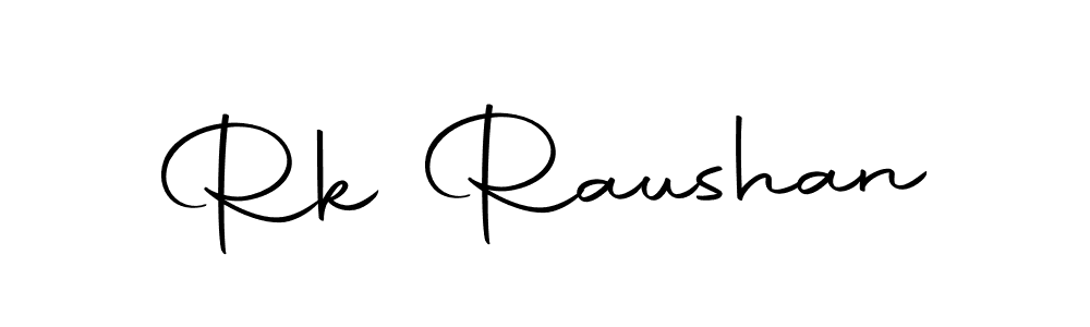Make a beautiful signature design for name Rk Raushan. Use this online signature maker to create a handwritten signature for free. Rk Raushan signature style 10 images and pictures png