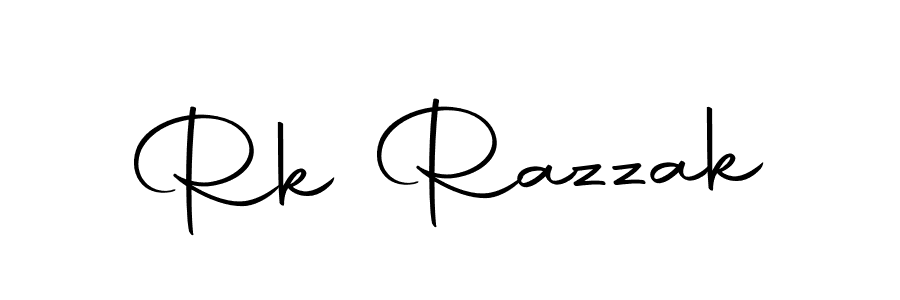 Use a signature maker to create a handwritten signature online. With this signature software, you can design (Autography-DOLnW) your own signature for name Rk Razzak. Rk Razzak signature style 10 images and pictures png