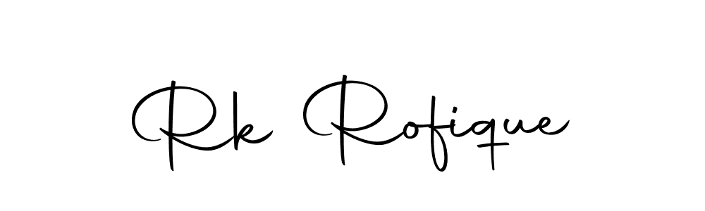 It looks lik you need a new signature style for name Rk Rofique. Design unique handwritten (Autography-DOLnW) signature with our free signature maker in just a few clicks. Rk Rofique signature style 10 images and pictures png