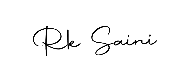 You can use this online signature creator to create a handwritten signature for the name Rk Saini. This is the best online autograph maker. Rk Saini signature style 10 images and pictures png