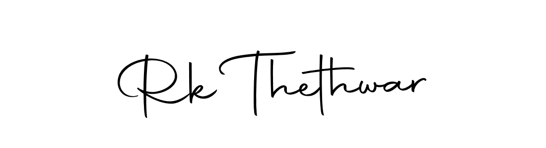 The best way (Autography-DOLnW) to make a short signature is to pick only two or three words in your name. The name Rk Thethwar include a total of six letters. For converting this name. Rk Thethwar signature style 10 images and pictures png